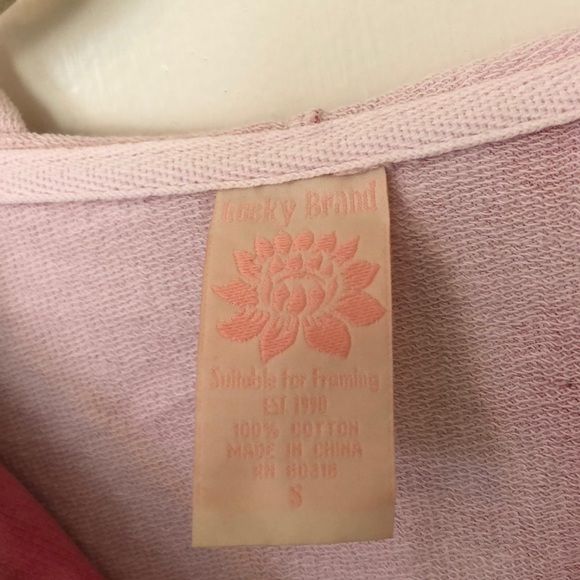 🔥Lucky Brand 100% cotton hoodie! Size Small - Picture 3 of 3